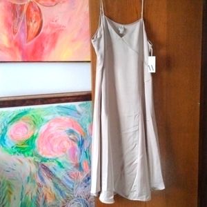 Woman's Worthington sexy maxi dress size XXL brand new with tag champagne color